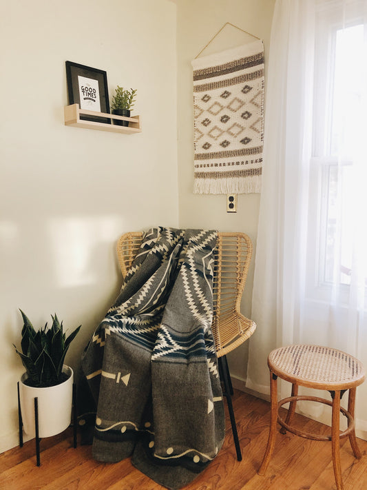 Achuar Blanket – Ash Grey