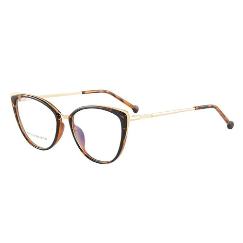 Cat eye anti-blue light flat lens