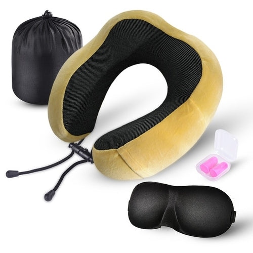 Memory Foam U-Shaped Neck Pillow