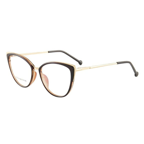 Cat eye anti-blue light flat lens