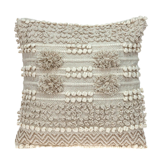 Warm Ivory Chunky Throw Pillow – Like Your Favorite Sweater, but for Your Sofa