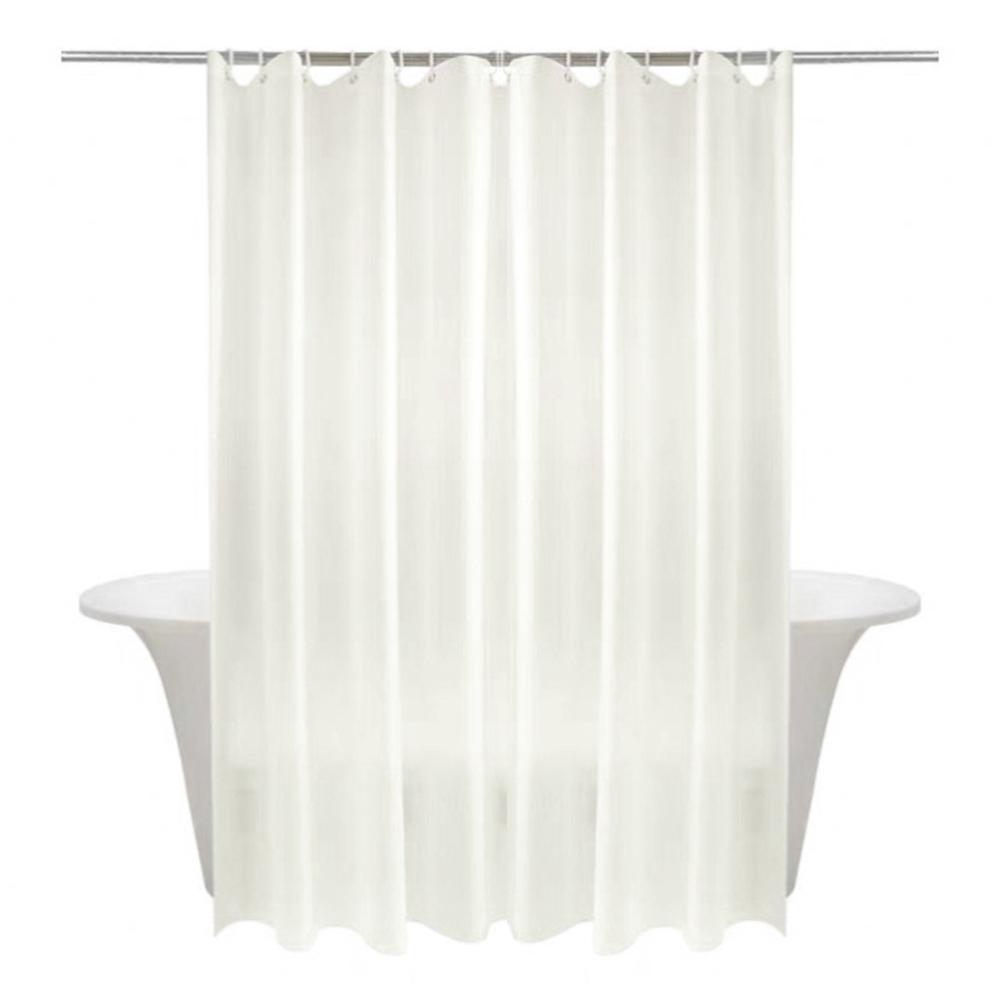 PEVA Frosted Shower Curtain Semi Transparent Bath Curtain