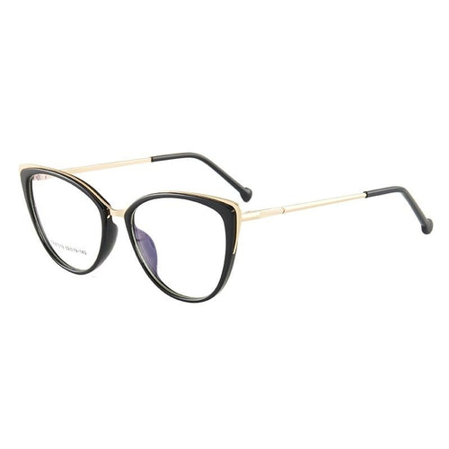 Cat eye anti-blue light flat lens