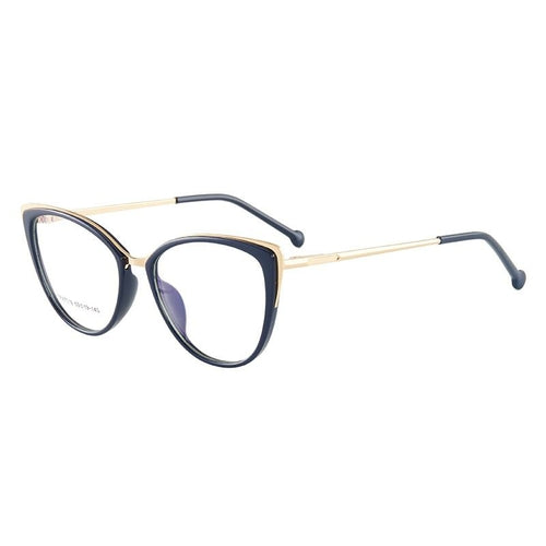Cat eye anti-blue light flat lens