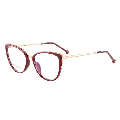 Cat eye anti-blue light flat lens