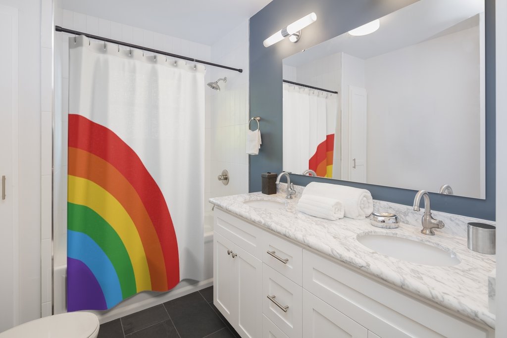 Rainbow Shower Curtains