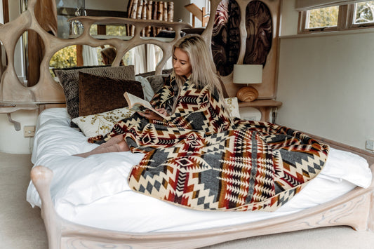 Secoya Blanket - Campfire Ash | Ethically Crafted Recycled Acrylic Throw