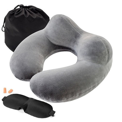 Inflatable Travel Folding Neck Pillow