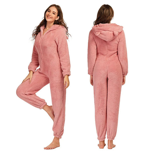 Warm Plush Winter Pajama Onesies