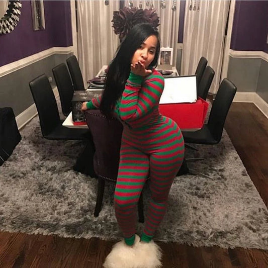 Christmas Pajama Jumpsuit for Women – Festive, Flattering, and Freakishly Cozy