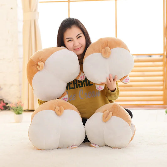 15" Novelty Corgi Plush Pillow – The Cutest Corgi Butt You'll Ever Cuddle