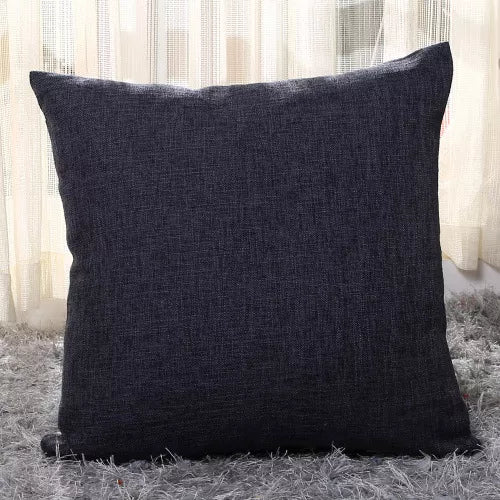 Solid Linen Sofa Throw Pillow Cover – Effortless Style, Everyday Comfort