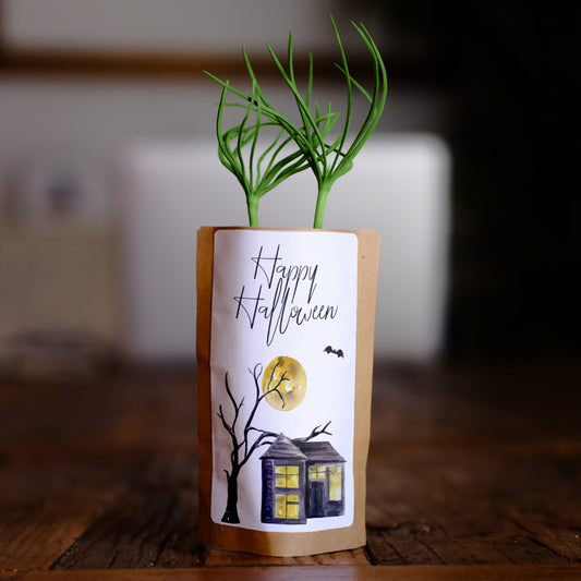 Happy Halloween Tree Gift – A Spooky Yet Sustainable Way to Celebrate
