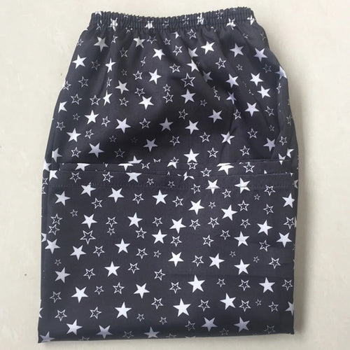 Men's Silk Stripe Plaid Pajama Bottoms