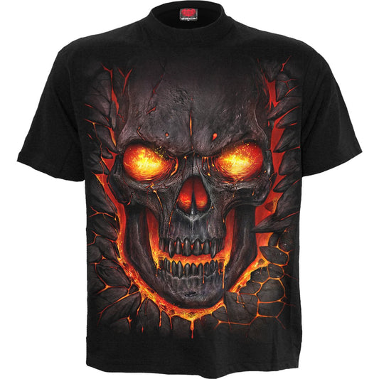 SKULL LAVA T-Shirt – Where Darkness Meets Molten Mayhem