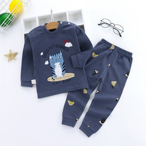 Kids Pajama Sets – Cartoon Casual Comfort for Sweet Dreams