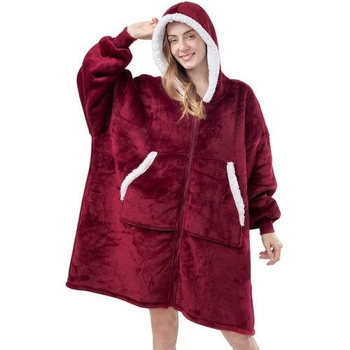 Oversized Hoodie Blanket
