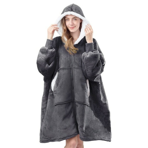 Oversized Hoodie Blanket