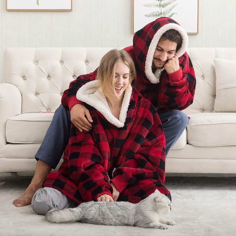 Oversized Hoodie Blanket