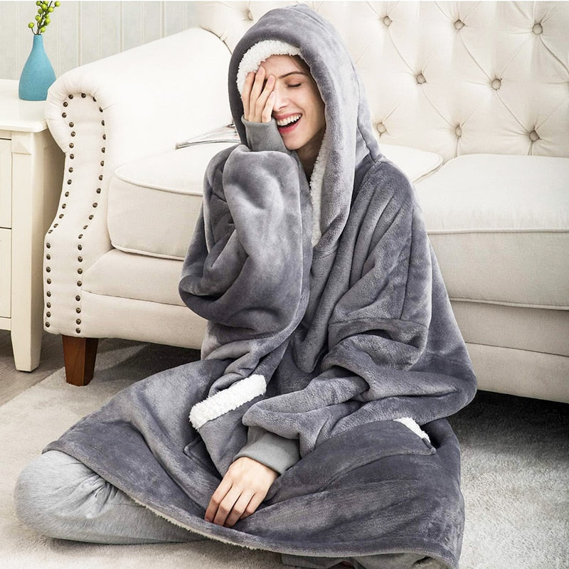 Oversized Hoodie Blanket