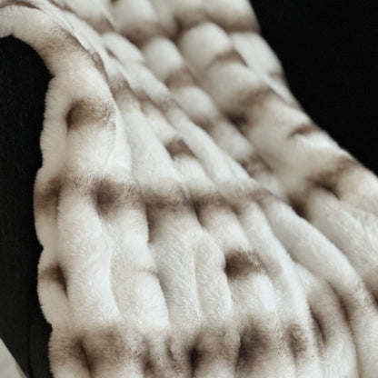 Plutus Faux Fur Luxury Throw Blanket