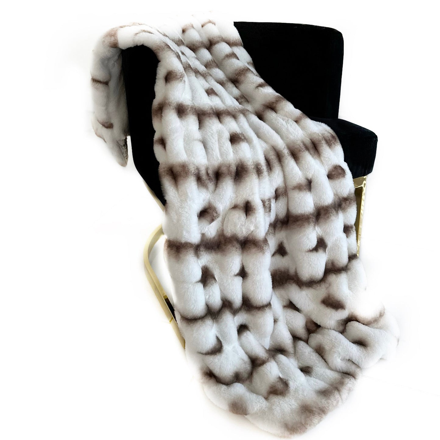Plutus Faux Fur Luxury Throw Blanket