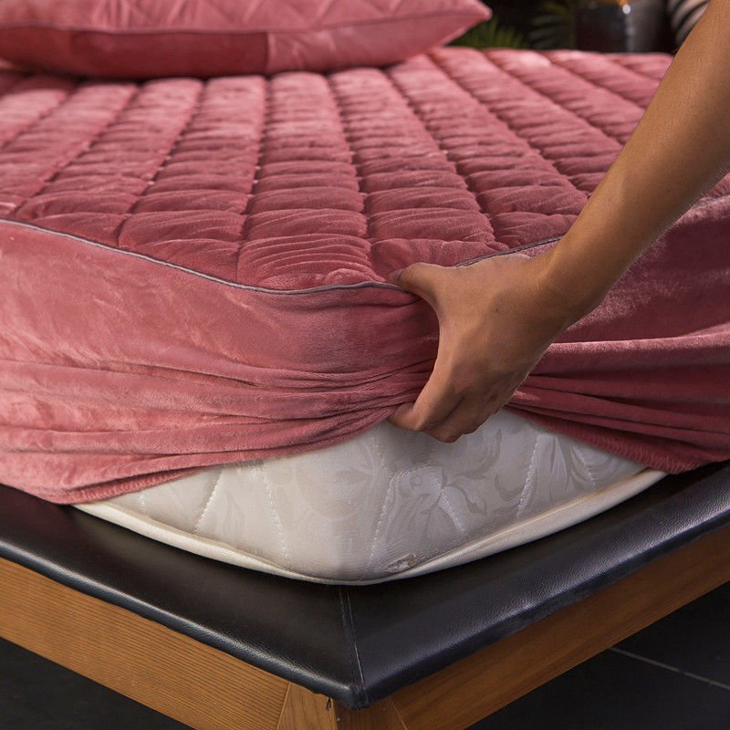 Plush Quilted Mattress Cover