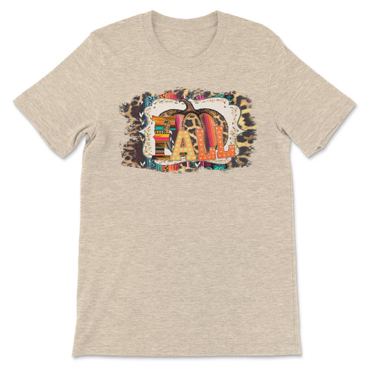 Cheetah Fall Pumpkin T-Shirt | Fierce Fall Fashion with a Wild Twist