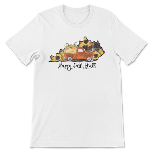 Happy Fall Kentucky Tee | Comfortable Fall Seasonal T-Shirt