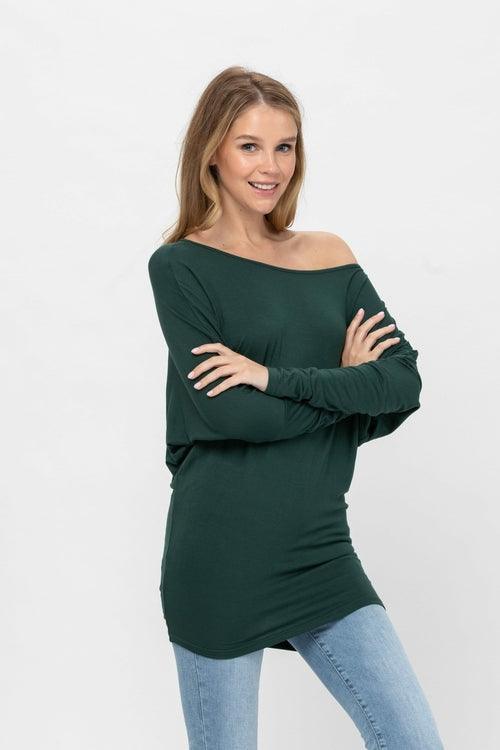 Long Sleeve Batwing Sweater