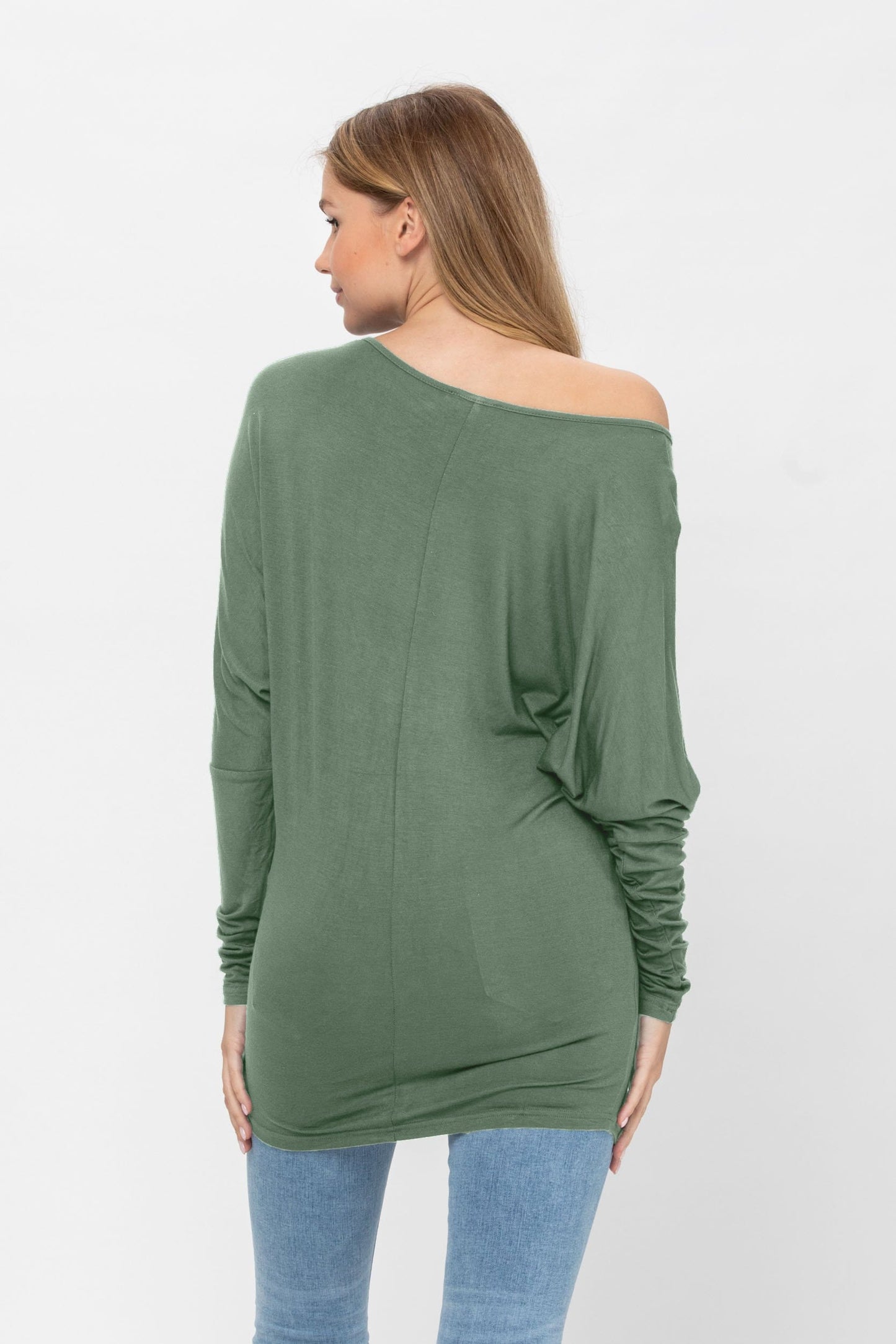 Long Sleeve Batwing Sweater