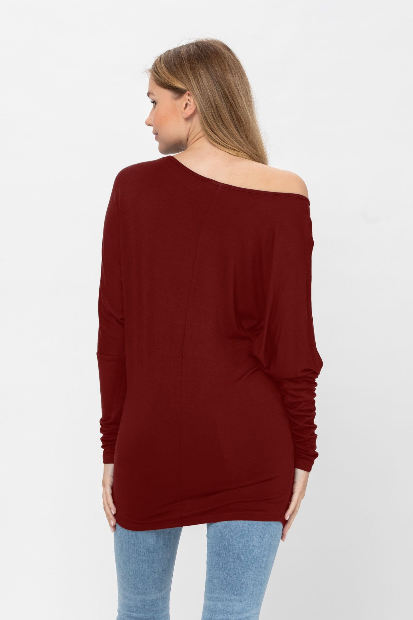 Long Sleeve Batwing Sweater