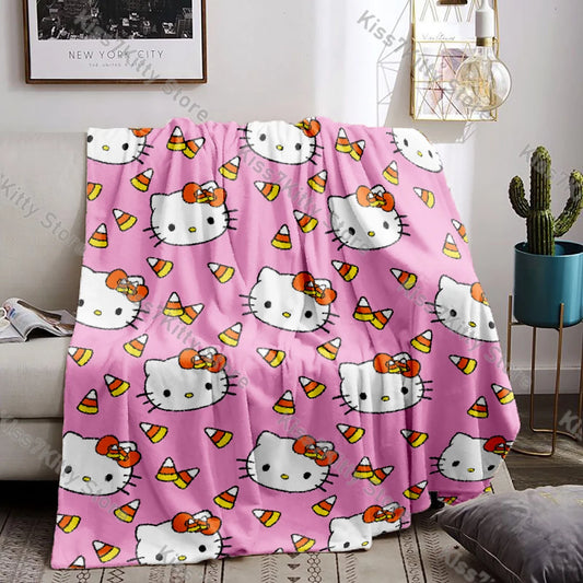 Hello Kitty Halloween Blanket – Cute, Cozy & Perfectly Spooky!