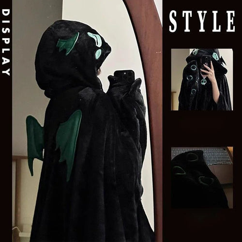 Krul Octopus Cape Plush Pajamas – Dive Into Cozy Halloween Fun!