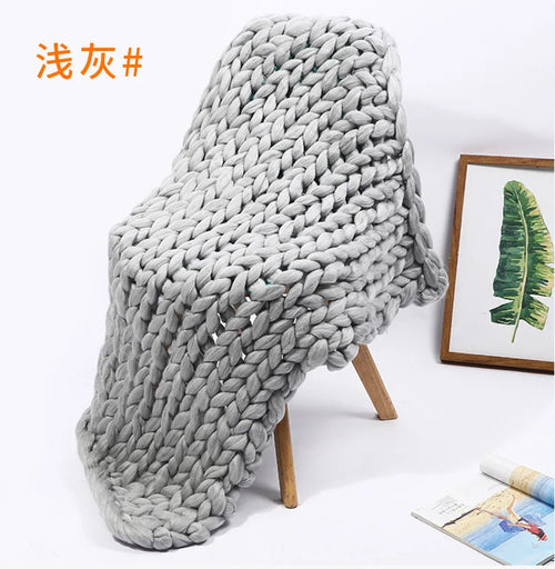 Handmade Chunky Knit Blanket