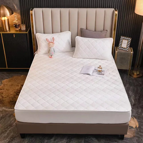 Crystal Velvet Quilted Mattress Cover