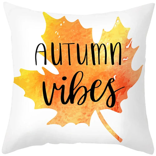 Autumn Fall Pumpkin Pillow Case