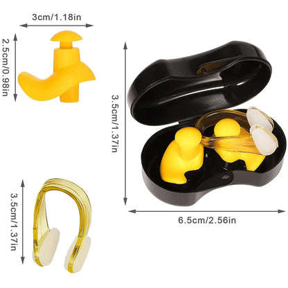 Swimming Nose Clip Ear Plug Set