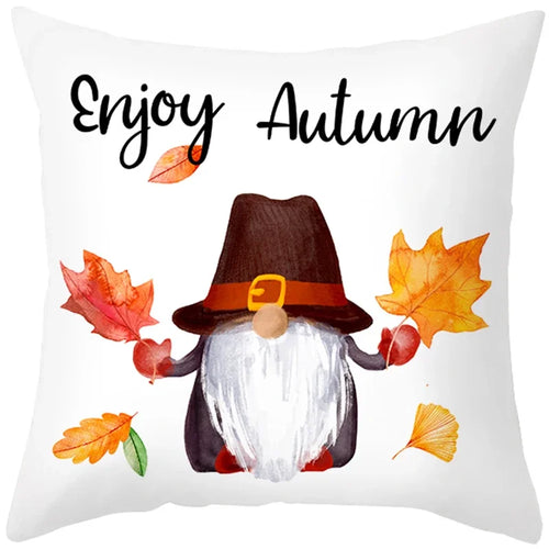 Autumn Fall Pumpkin Pillow Case