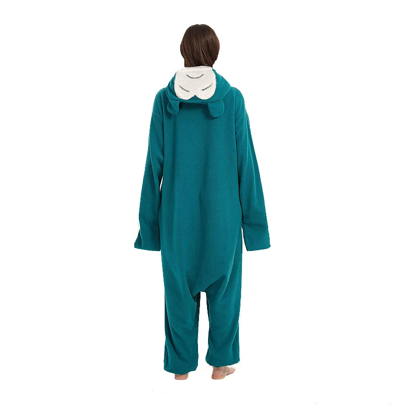 Snorlax One-Piece Pajamas for Adults