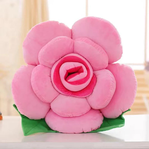 Stereoscopic Rose Novelty Throw Pillows
