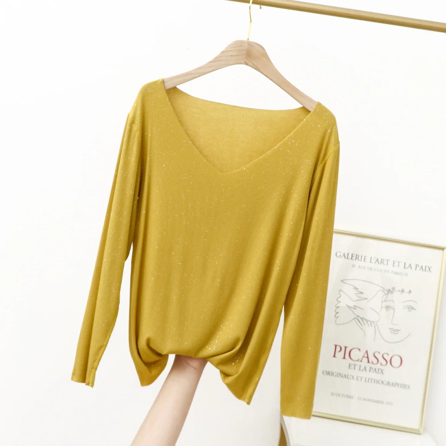 Long sleeved Single Piece Pajama Top
