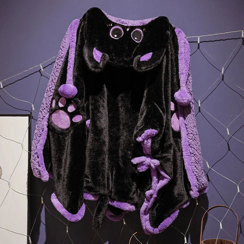 Lovely Plush Soft Cloak | Capybara or Black Cat