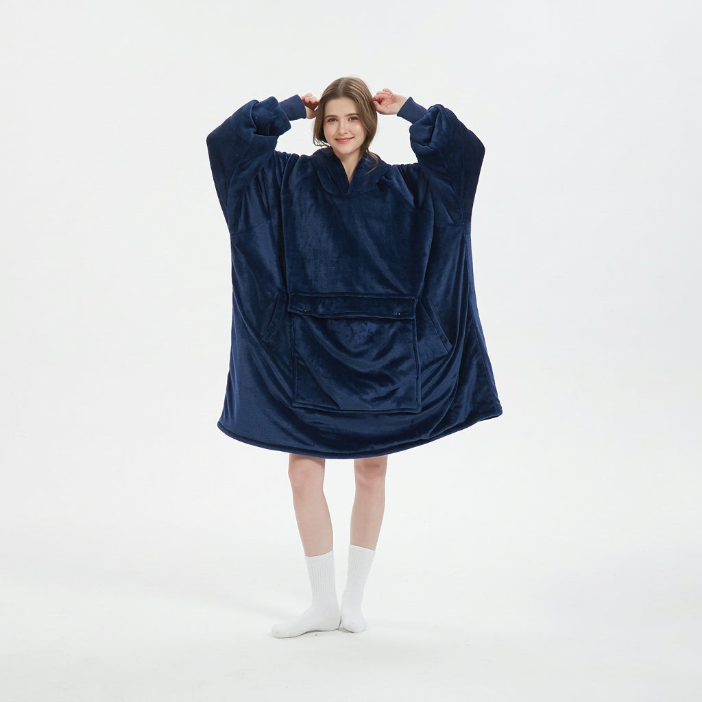 Winter Wearable Blanket Hoodie