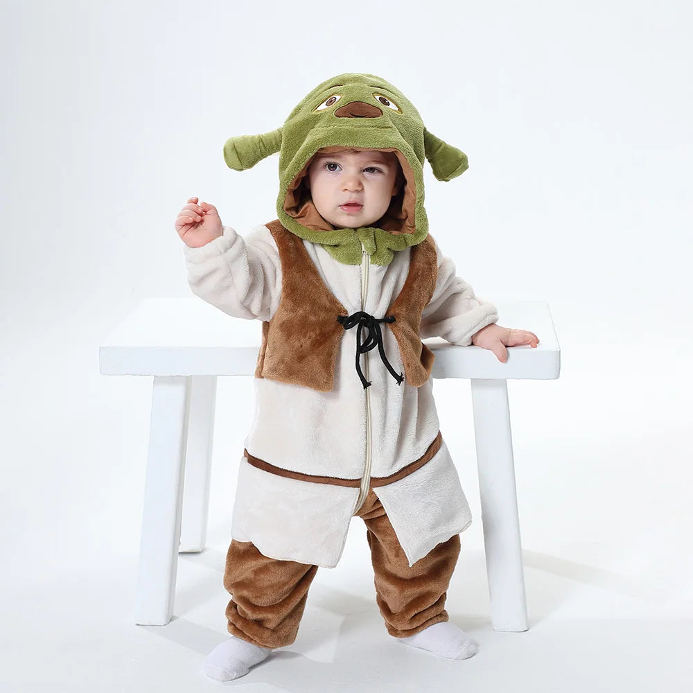 Baby Cartoon Halloween Pajamas | Shrek, Pikachu, Mino, Sully