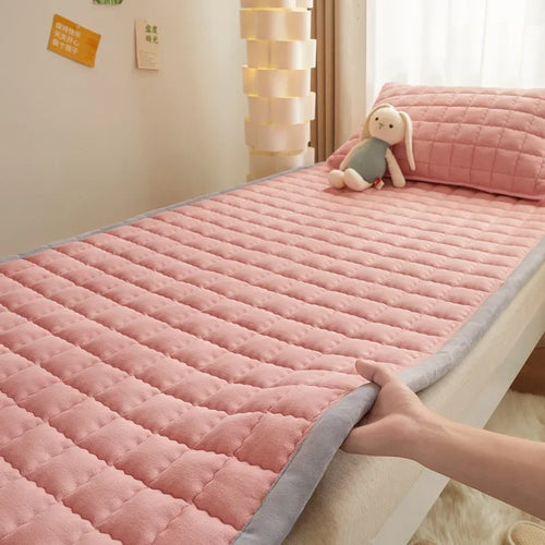 Winter Flannel Soft Mattress Topper