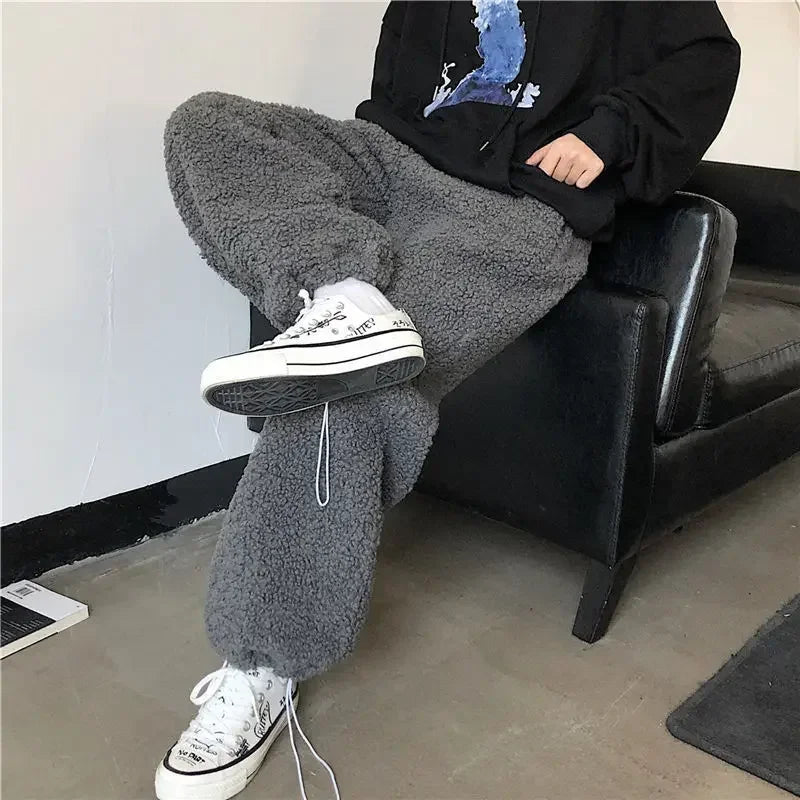 Winter Fluffy Thick Sweatpants