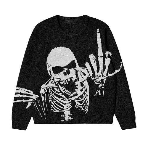Oversized Anime Graffiti Vintage Sweater
