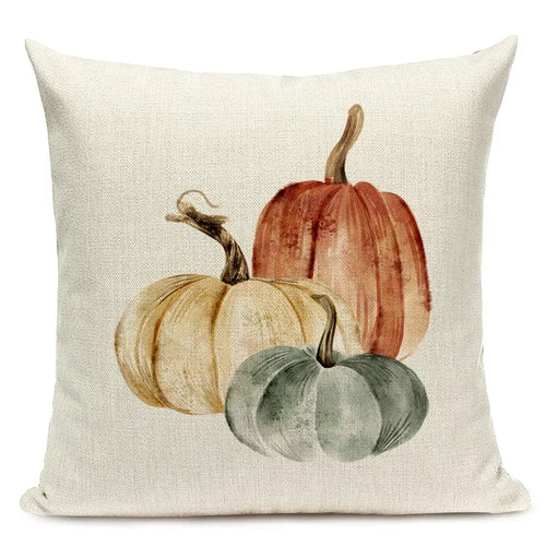 Autumn Pumpkin Cushion Cover