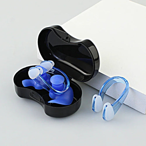 Swimming Nose Clip Ear Plug Set
